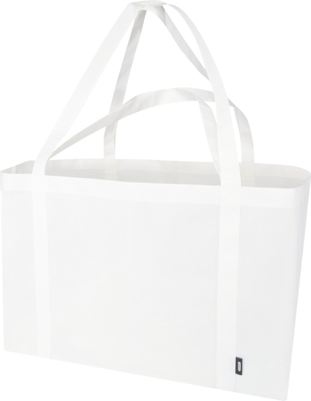 Logo trade business gifts image of: Jumbo GRS recycled non-woven extra large tote bag 65L